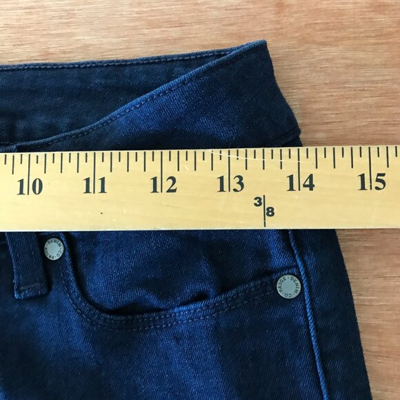 Paige Verdugo Ankle Jeans Women 27 Blue Mid Rise Dark Wash Stretch Preppy 17390 - Picture 10 of 13